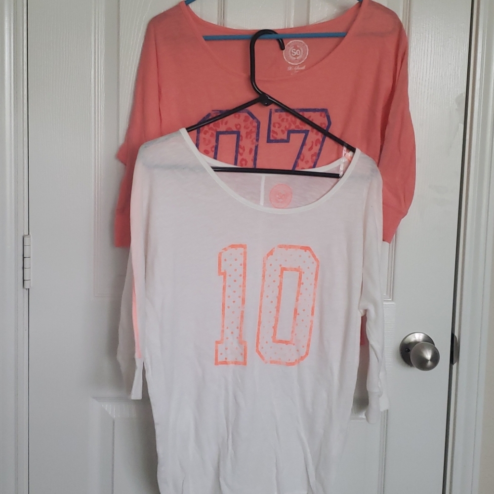2 SO jersey shirts